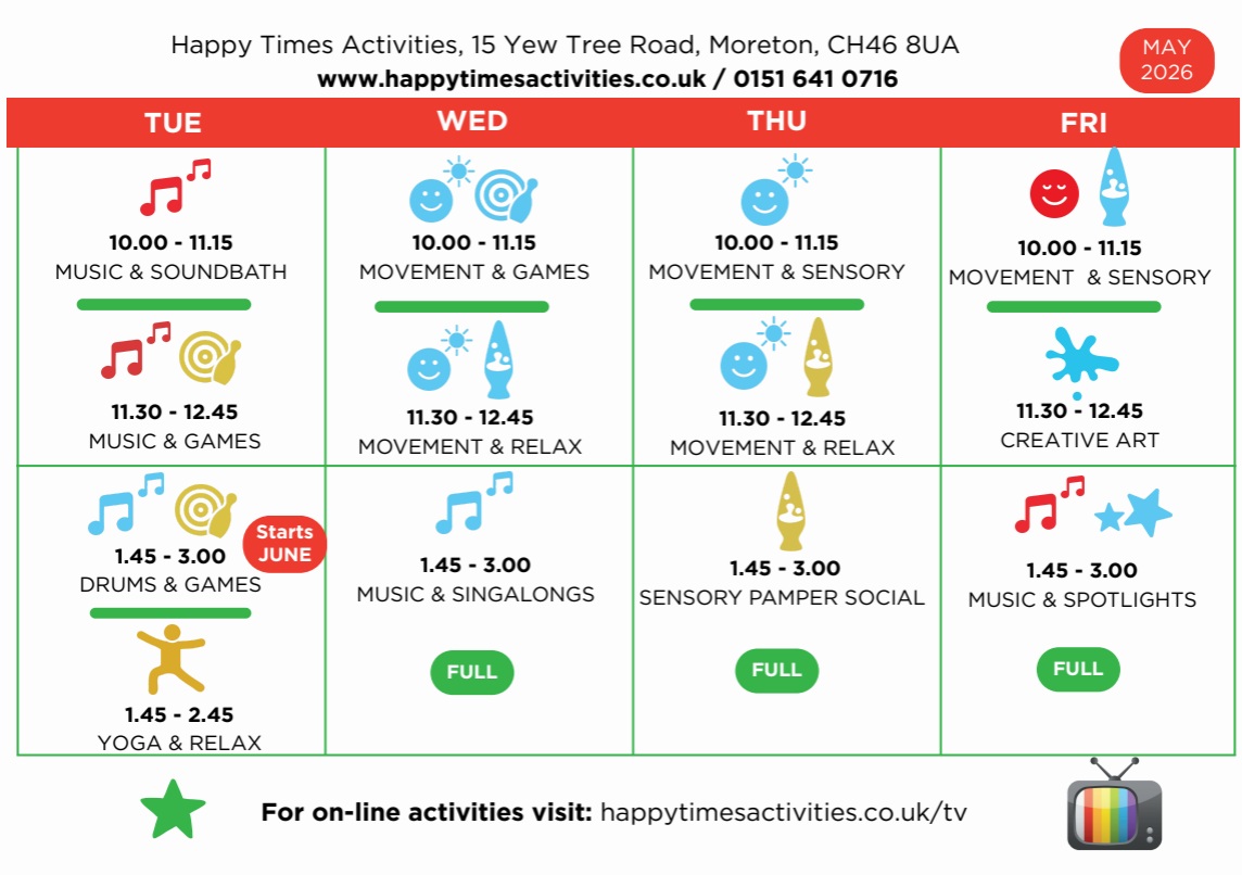 April Timetable